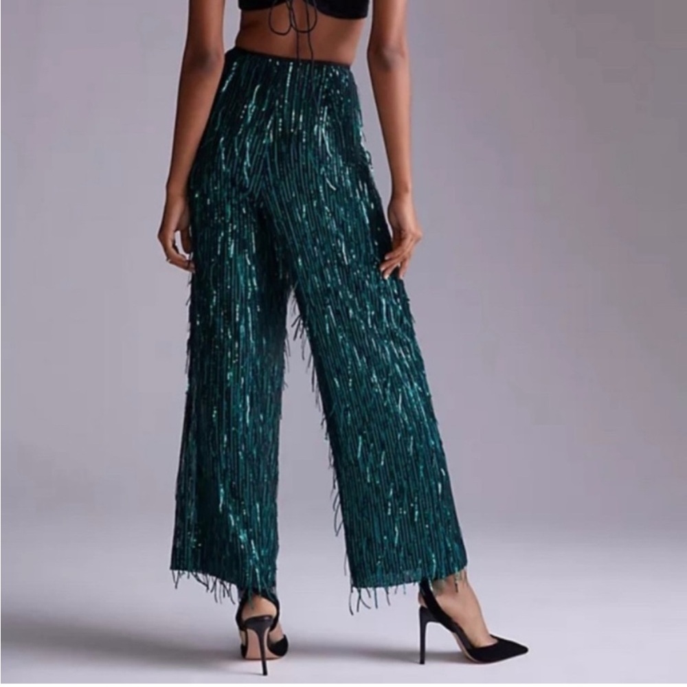 Maeve by Anthropologie Women’s Sequin Pant - LIKE NEW size 4P